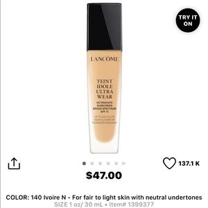Teint Idole Ultra Wear Foundation